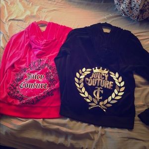 Brand new juicy couture zip ups